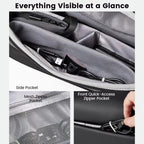 Baona BN-DJ004 Action Camera Storage Bag Shoulder Crossbody Bag, For DJI Osmo Action 4 / Action 5 Pro / Action 6 / Pocket 3