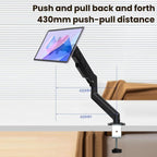 10-32 Inch Monitor Cylinder Spring Cantilever Desktop Height-Adjustable Bracket, DY-01