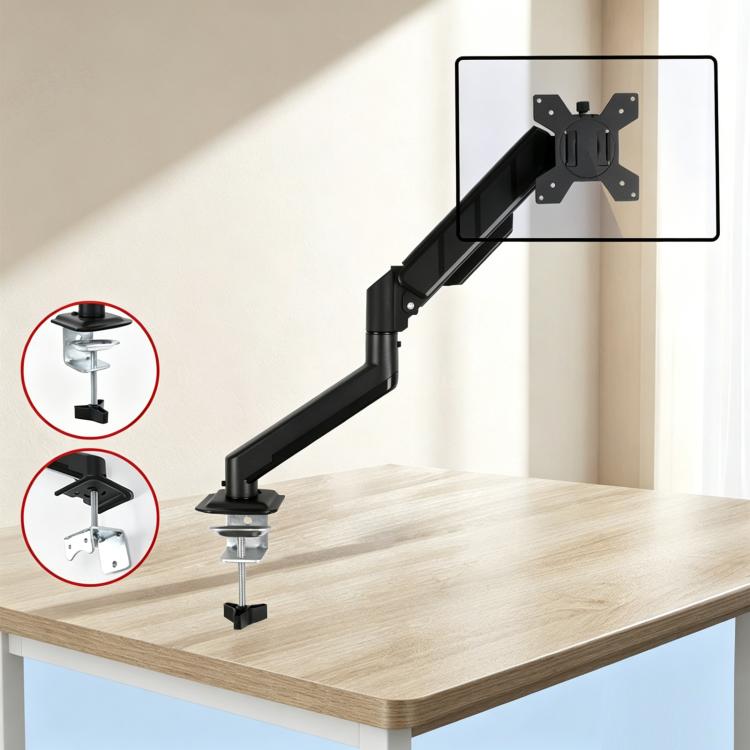 10-32 Inch Monitor Cylinder Spring Cantilever Desktop Height-Adjustable Bracket, DY-01