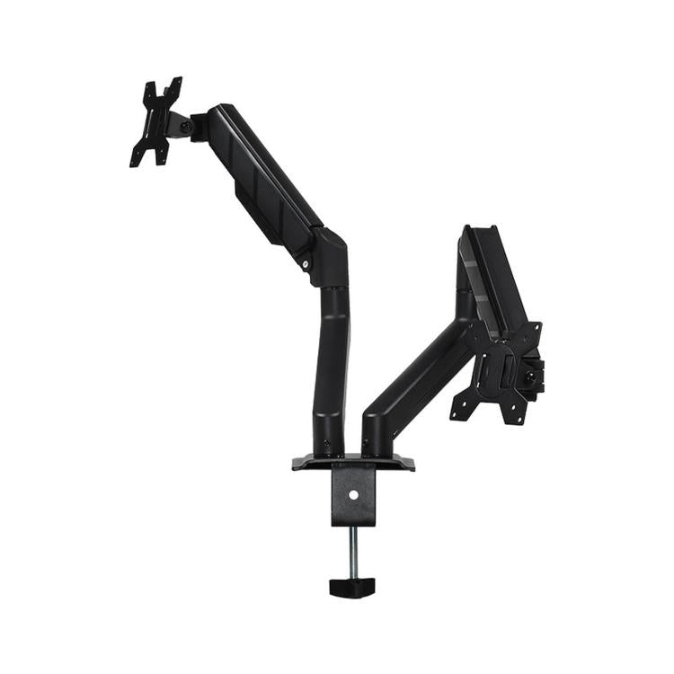 32-Inch Pneumatic Arm Dual-Screen Height-Adjustable Computer Monitor Stand, DY-02