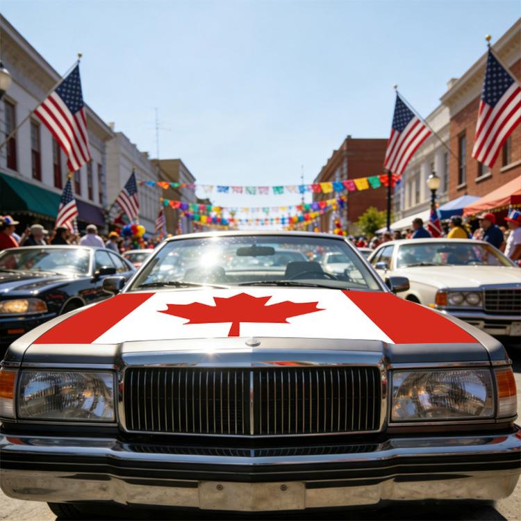 USA-Canada-Mexico World Cup Cheering Flag Dustproof Car Cover, Poland, Scotland, Denmark, Ecuador, Senegal, Cape Verde, Colombia, Costa Rica, Haiti, Netherlands, Croatia, Cura?ao, Peru, Morocco, South Africa, Norway, Sweden, Serbia, Algeria, Tunisia   ...