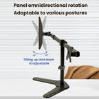 10-32 Inch Cantilever Splicing Rotating And Height-Adjustable Monitor Stand, ZX-01