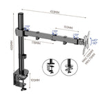 Computer Monitor Mechanical Single-arm Rotating Stand Desktop Clamp, ZX-MT011