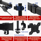 Computer Monitor Mechanical Single-arm Rotating Stand Desktop Clamp, ZX-MT011
