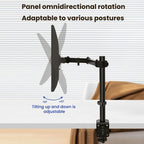 Computer Monitor Mechanical Single-arm Rotating Stand Desktop Clamp, ZX-MT011