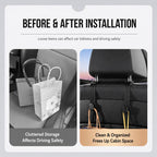 2pcs /Pack Car Headrest Hooks Car Seat Purse Hook Universal Car Organizer Backseat Hanger for Handbags, Coats, Grocery Bags, Car Headrest Hooks