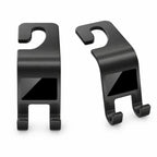 2pcs /Pack Car Headrest Hooks With Tablet Holder 360-Degree Rotatable Backseat Storage Organizer For Purses, Grocery Bags, Umbrellas