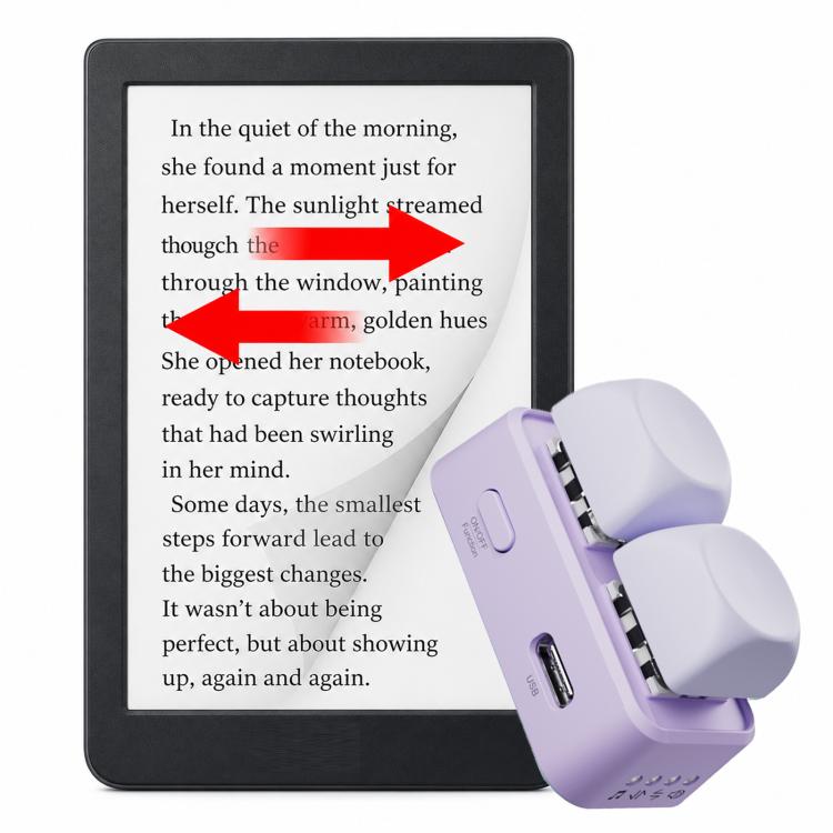 Hanlinyue 2-Key High-Speed Switch Keyboard Bluetooth Page Turner, Pink For KOBO, Pink For Phone, Pink For E-book, Purple For Phone, Purple For E-book, Purple For KOBO, Green For KOBO, Green For Phone, Green For E-book, Orange For Phone, Orange For KOBO...