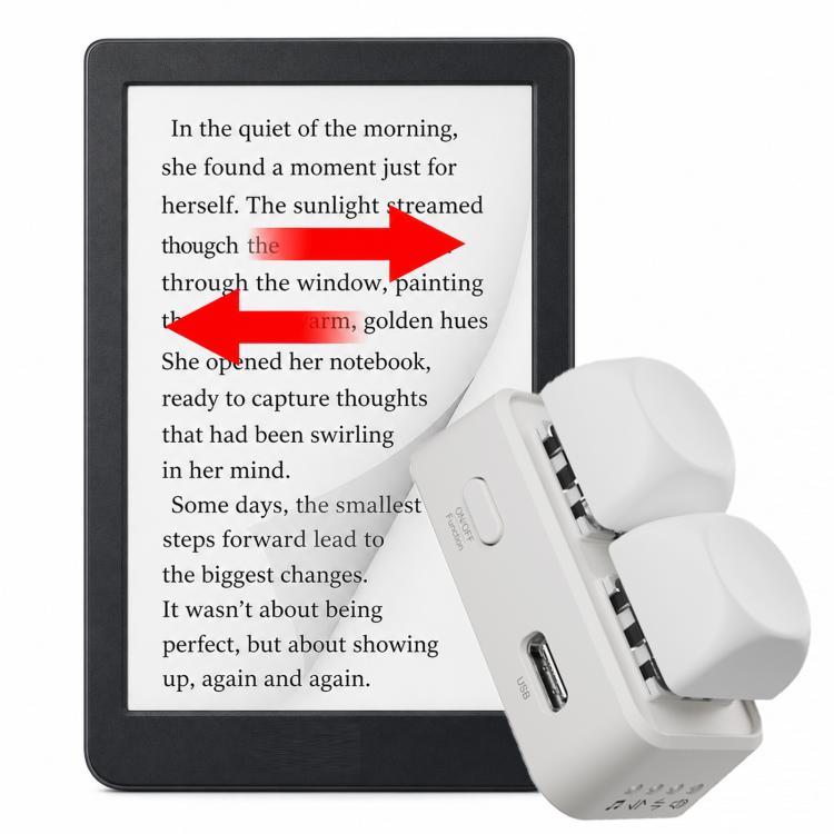 Hanlinyue 2-Key High-Speed Switch Keyboard Bluetooth Page Turner, Pink For KOBO, Pink For Phone, Pink For E-book, Purple For Phone, Purple For E-book, Purple For KOBO, Green For KOBO, Green For Phone, Green For E-book, Orange For Phone, Orange For KOBO...