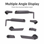 For DJI Mini 5 Pro Drone Arm Shells Repair Parts, Left Front Empty Boom Shell, Right Front Empty Boom Shell, Left Rear Empty Boom Shell, Right Rear Empty Boom Shell, Single Boom Shell Left Front, Single Boom Shell Right Front, Single Boom Shell Left Re...