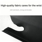 Stitched Edge Integrated Desk Mat & Mouse Pad, Mechanical Keyboard Wrist Rest Desk Pad, Small