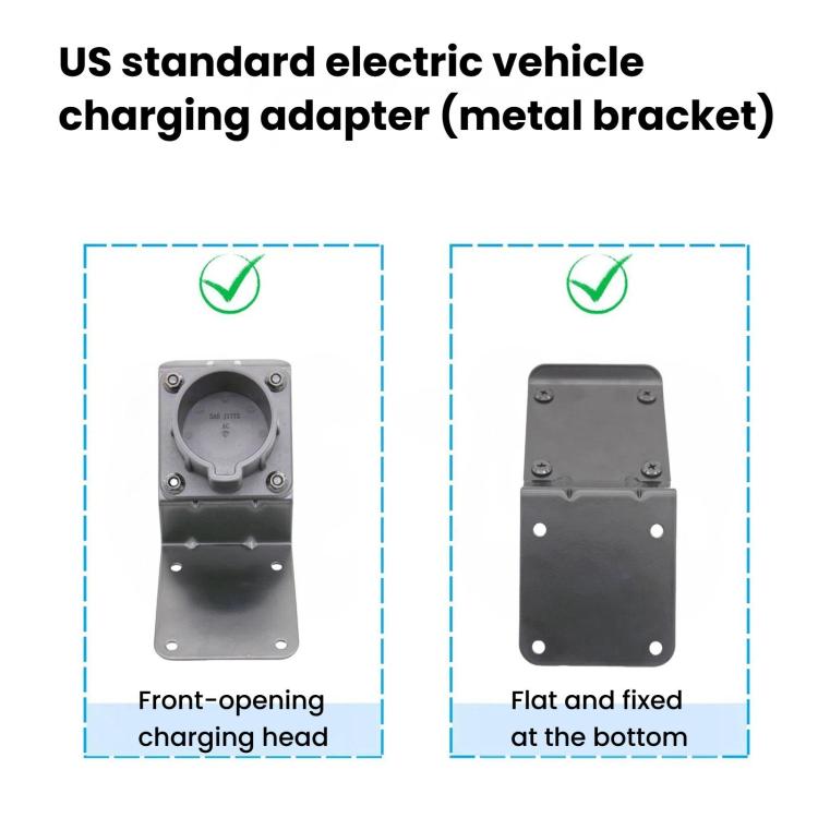 For  J1772 US Standard EV Charger Plug Holder, Charging Station Gun Dock Bracket, D-Style