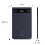 T8 Smart AI Voice Recorder For Office Meetings, Magnetic Portable Audio Recorder, 16GB, 32GB, 64GB
