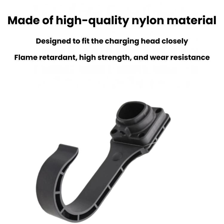 For Tesla NACS / US Standard Charger Hook Bracket EV Charging Cable Holder, Brick Wall, Charging Station