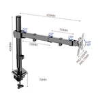 Computer Monitor Single-Arm Rotating Lifting Stand, ZX-MT011N