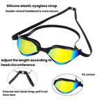 JAZERO Adult Racing Anti-Fog HD Swimming Goggles, Outdoor Training Glasses For Men Women