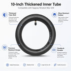 Ulip 10-Inch Thickened Wear-Resistant Puncture-Proof Straight-Nose Inner Tube For Segway-Ninebot Max G30
