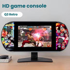 Q3 HD Large-Screen Retro Joystick Handheld Game Console, Blue 32G, Blue 64G, Red 32G, Red  64G