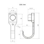 For J1772 US Standard Charging Head Holder, EV Charging Cable Bracket, For J1772 US Standard With Hook