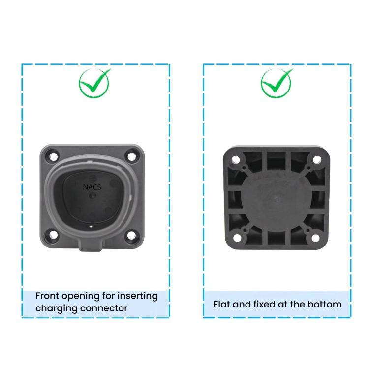 For Tesla NACS EV Charger Wall-Mounted Charging Connector Dock, For Tesla NACS Wall-Mounted