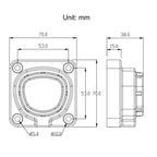 For Tesla NACS EV Charger Wall-Mounted Charging Connector Dock, For Tesla NACS Wall-Mounted