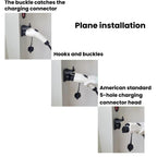 For J1772 US Standard EV Charging Connector & Cable Winder For Charging Pile, For J1772 US Standard 5-Hole