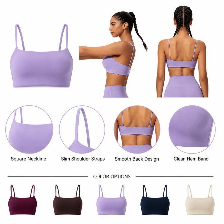 Quick-Dry Strap Yoga Top Women Backless Sports Bra & Fitness Top, S, M, L, XL