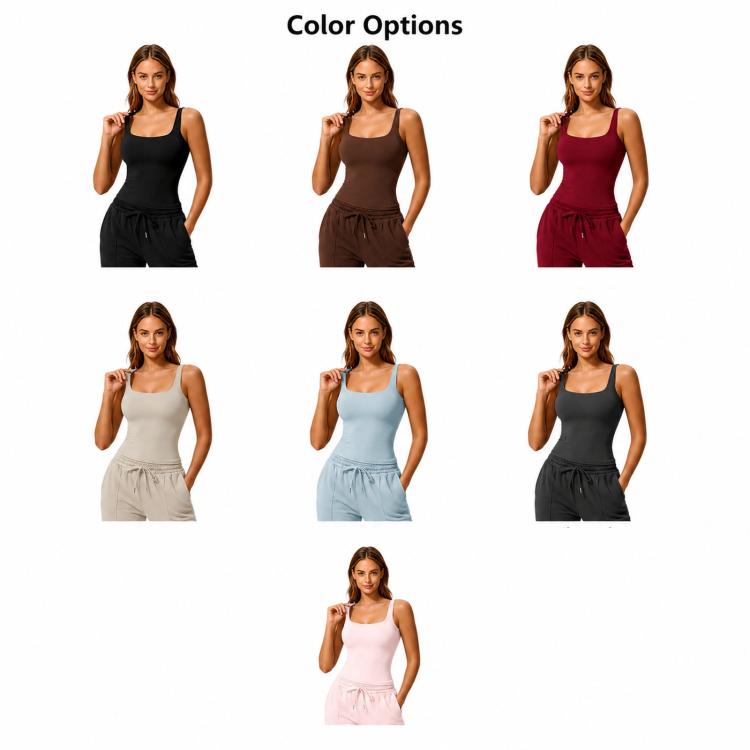 Skinny Quick-Dry Yoga Tank Top Women Back Beauty Sports Underwear For Fitness, S, M, L, XL