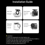TELESIN 60m Waterproof Case for DJI Osmo Nano IPX8 Under-Water Dive Housing Anti-Fog Action Camera Protection Cover