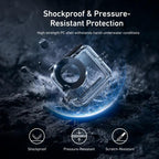 TELESIN 60m Waterproof Case for DJI Osmo Nano IPX8 Under-Water Dive Housing Anti-Fog Action Camera Protection Cover