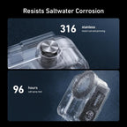TELESIN 60m Waterproof Case for DJI Osmo Nano IPX8 Under-Water Dive Housing Anti-Fog Action Camera Protection Cover
