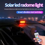 Car Roof LiDAR Decorative Cover Solar LED Daytime Running Lights High-Intensity Warning Lamp