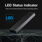Blueendless 2806N M.2 NVMe SSD Enclosure 10Gbps Aluminum External Solid State Drive Case, Dual Cables Included, Single Cable Included