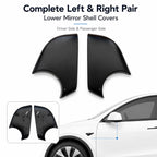 For 2020-2023 Tesla Model Y Rearview Mirror Back Cover 8202102 / 8202202, Left, Right
