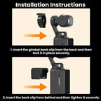 For DJI Pocket 4 BRDRC Portable Handheld Magnetic Selfie Light