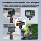 For DJI Osmo Action 6 / 5 Pro / 4 / 3 FLYMILE Magnetic Quick-Release Base