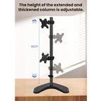 Dual-Screen Monitor Desktop Rotating Height-Adjustable Arm, ZX-MT028V