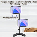 Dual-Screen Monitor Desktop Rotating Height-Adjustable Arm, ZX-MT028V