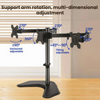 Three-Screen 360 Degree Rotating Base Cantilever Monitor Mount, ZX-T033V
