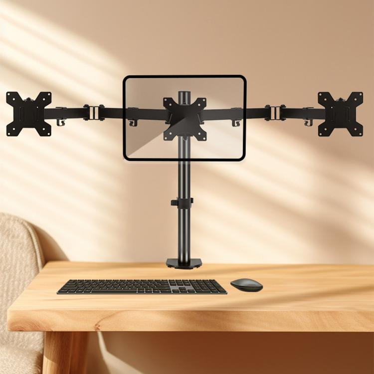 360 Degree Rotating Monitor Mount with Triple Screen, ZX-T033W