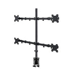 10-32 Inch 4-Screen Desktop Monitor Mount With Mechanical Arm, ZX-MT044
