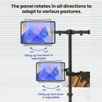 10-32 Inch 4-Screen Desktop Monitor Mount With Mechanical Arm, ZX-MT044