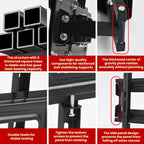 26-65 Inch Telescopic Rotating TV Wall Mount, ZX-105