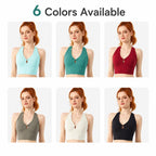 Women Sports Vest With Built-In Cups Yoga Top Running Bra & Fitness Sports Bra, S, M, L, XL