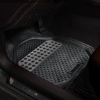 Trimable Silicone Car Floor Mats Waterproof Anti-Slip Foot Pads, Front, Rear