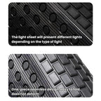Trimable Silicone Car Floor Mats Waterproof Anti-Slip Foot Pads, Front, Rear