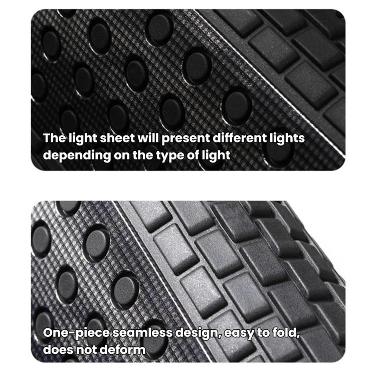 Trimable Silicone Car Floor Mats Waterproof Anti-Slip Foot Pads, Front, Rear