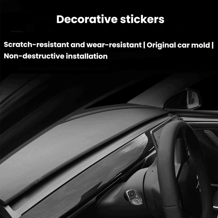 For Tesla Model 3 / Y Dashboard Decor Trim Strip