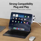 Side-Bend 4 In 1 Expander Splitter External HUB, USB+USB 2.0 x 3+USB 3.0, Type-C+USB 2.0 x 3+USB 3.0, Type-C+USB 2.0 x 2+PD+USB 3.0