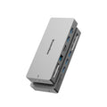 Blueendless Desktop Type-C Docking Station With 4K 60Hz Gigabit Ethernet USB 3.2 Ports, 14 in 1 Gray